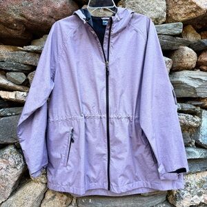 32° COOL Women’s XL Lavender Hooded Windbreaker Jacket – Adjustable Waist